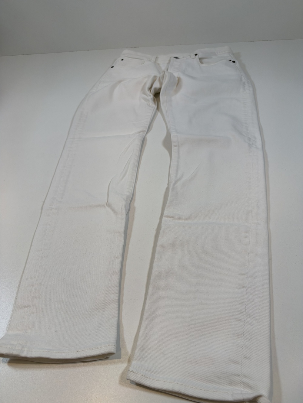 G-Star RAW 3301 Slim Straight Jeans Mens 30x32 White 5 Pocket Denim Pants